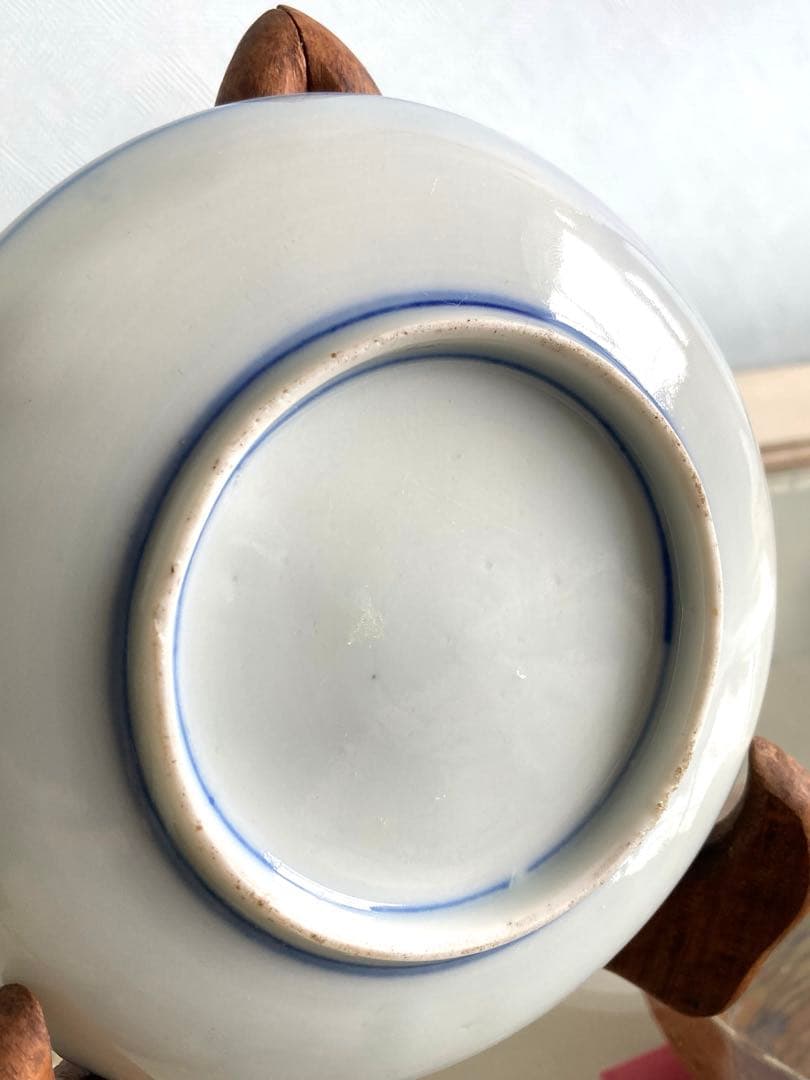 ◾️江戸中期様式　陽光×波兎文　色絵小皿（直径14cm）｜三鷹ギャラリー猫 購入