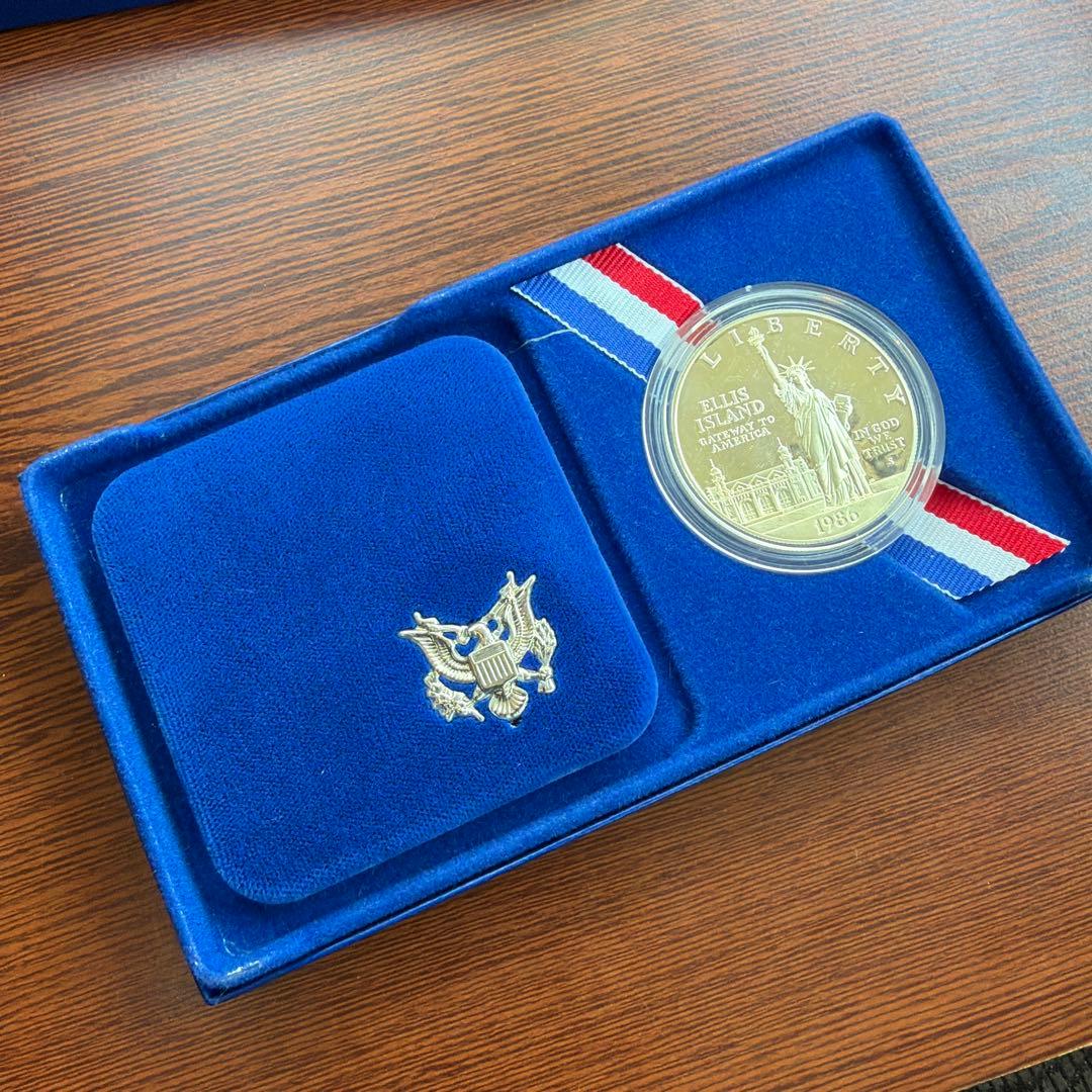 1986年 エリス島 自由の女神 