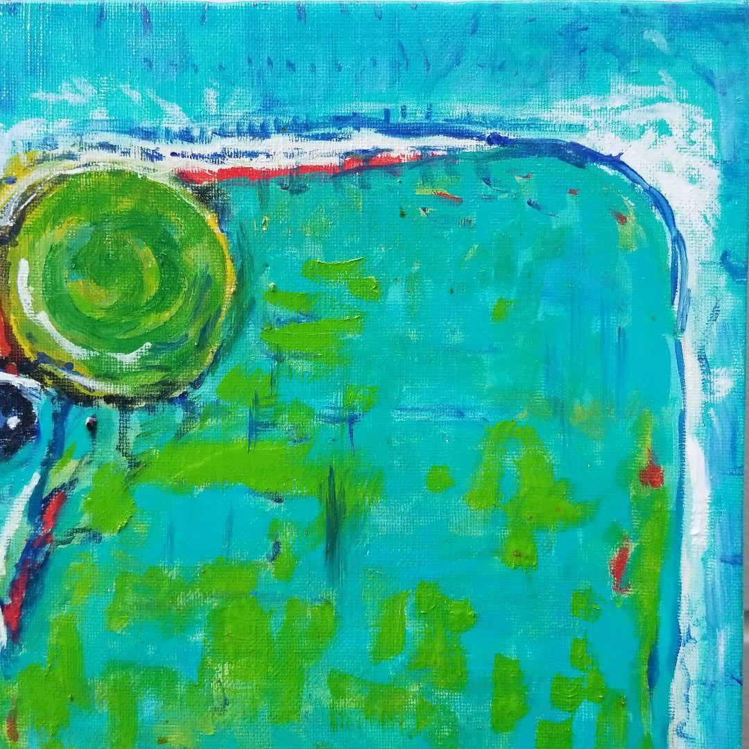 キャンバス 油絵　専用　カラフルCOWS  　1