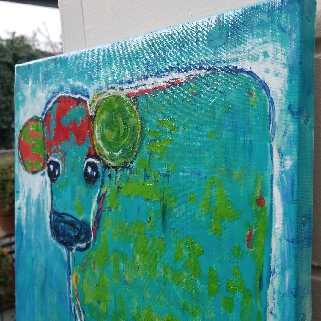 キャンバス 油絵　専用　カラフルCOWS  　1