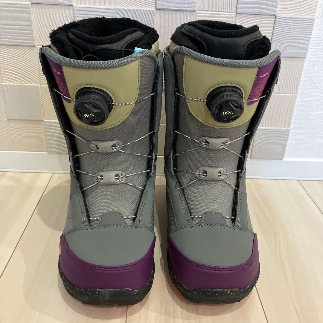 美品★K2★BOAブーツ★スノーボード★24.0
