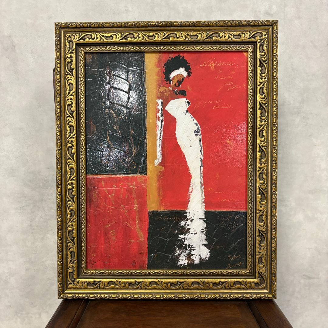 「ヨハンナ 」 モダンアートプリント　海外アート　額装品