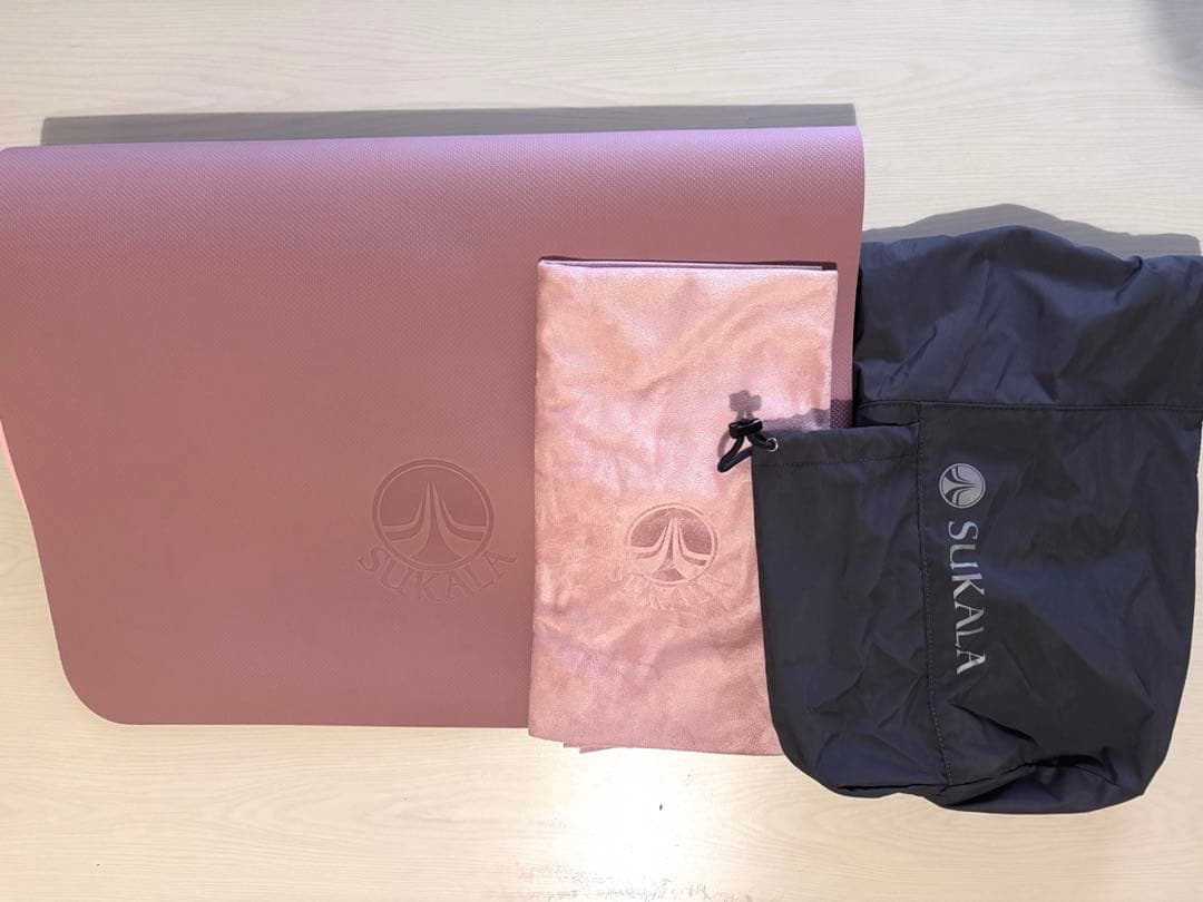 SUKALA ヨガマット ピンク LAVA ホットヨガ ケース付き