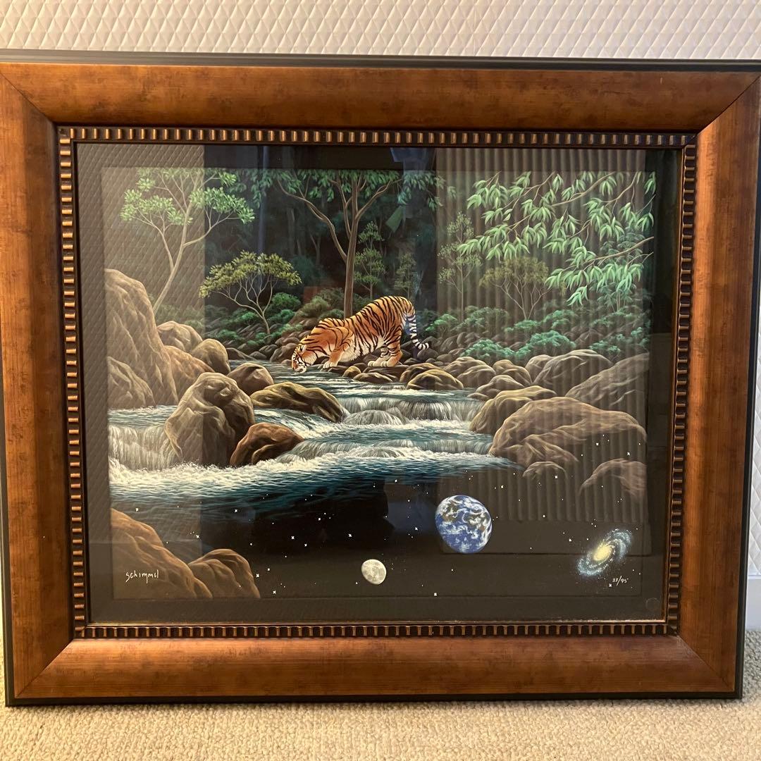 希少★真作 シムシメール シークレットプレイス　ED33/95 シルクスクリーン