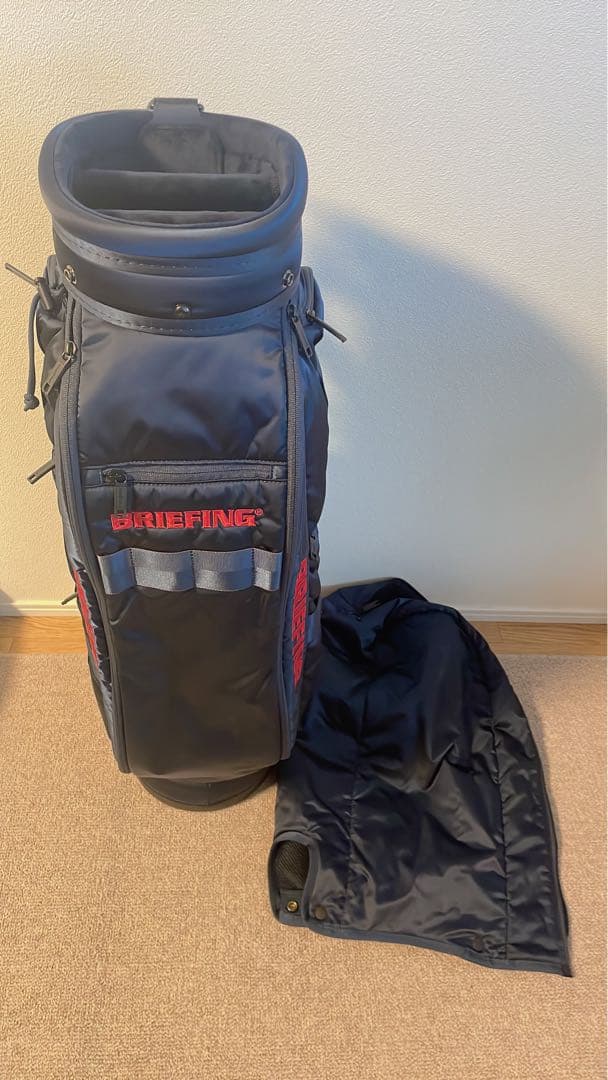 専用★美品★BRIEFING ゴルフバッグ ネイビー CR-6 ブリーフィング