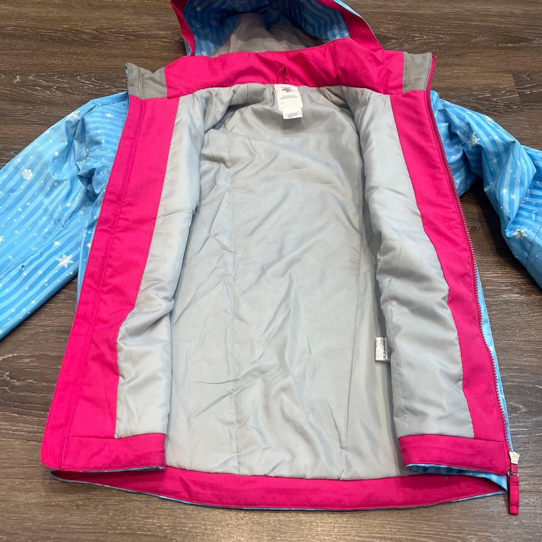 デサント　美品　　セットアップ　上下　スキーウェア　女の子　160