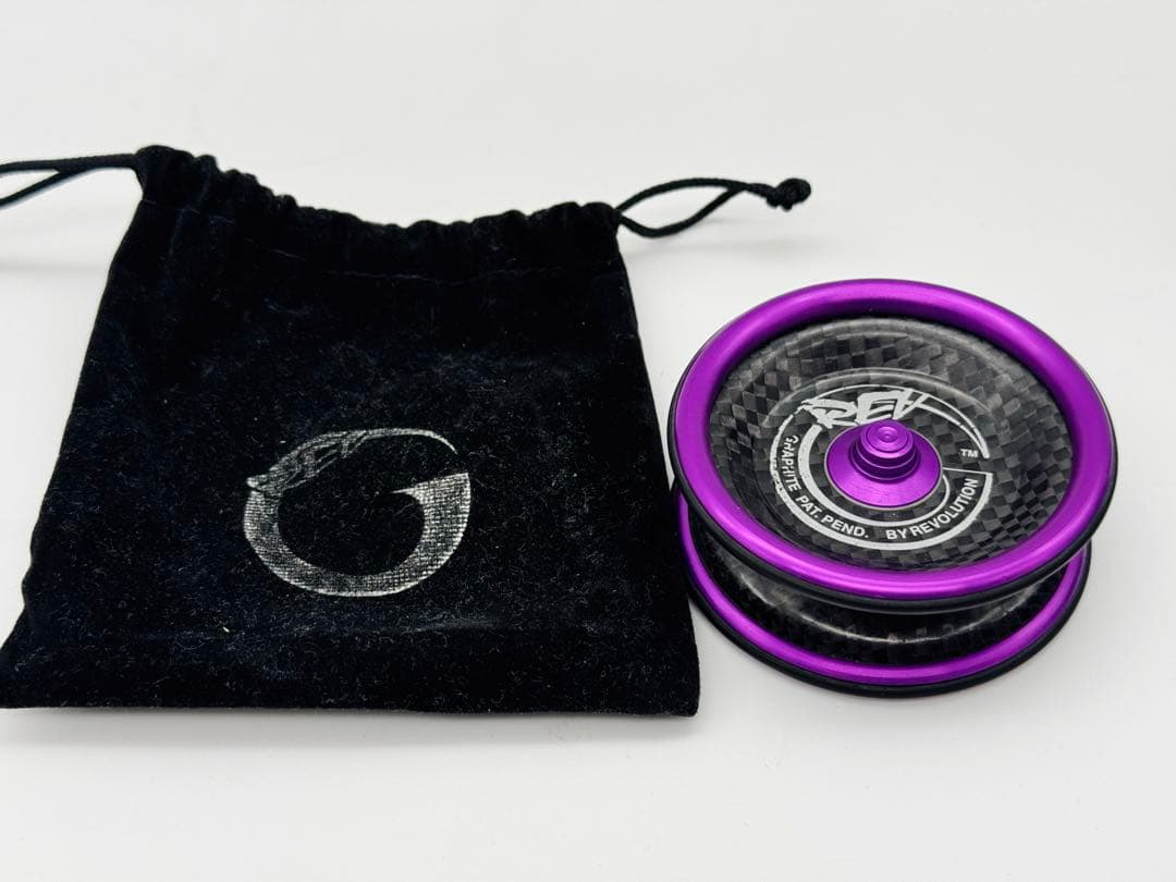史上初? カーボン+アルミ金属リムポーチ付ヨーヨーRev-G ヨーヨージャム以前