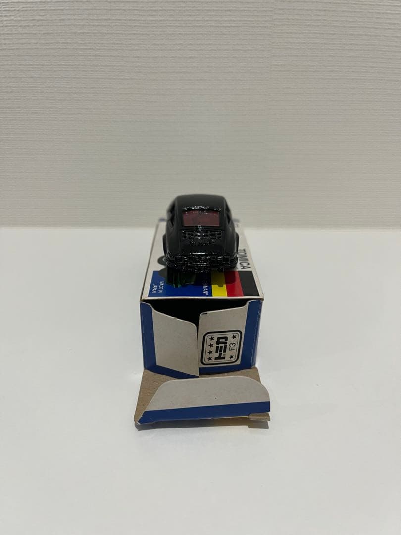 トミカ 青箱 F3 ポルシェ 911S (黒/金タンポ) レアな黒 当時物 絶版