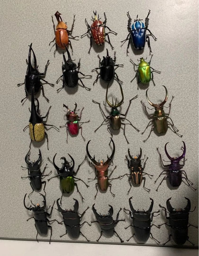 昆虫　カブトムシ　クワガタ　フィギュア　ガチャガチャ