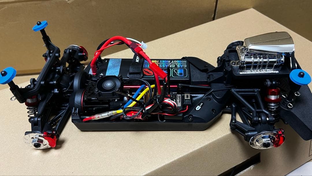 京商 Z28カマロ 550モーター カスタム塗装 LED プロポ付きセット安売り