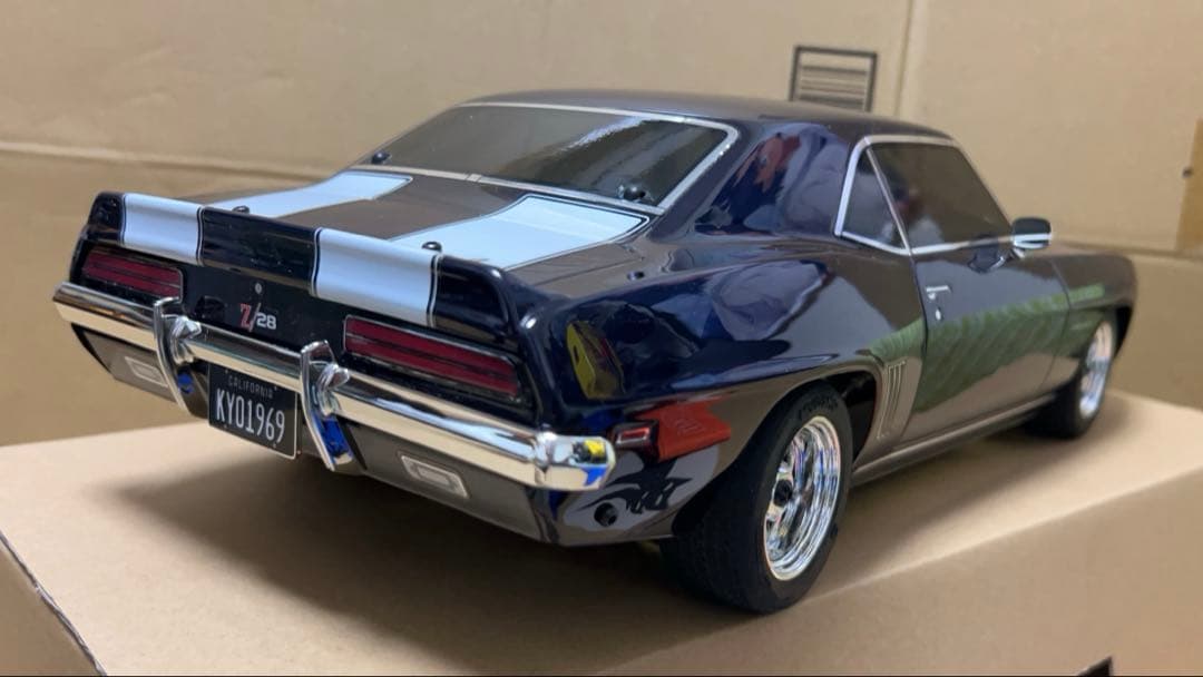 京商 Z28カマロ 550モーター カスタム塗装 LED プロポ付きセット安売り