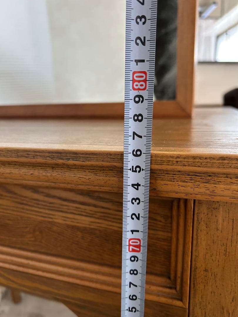 【Ku中古】美容室両面鏡セット面 木製アンティーク 1台 その2