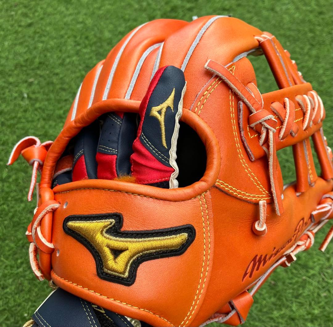 HAGA 新品 ミズノプロ　グローブ　日本製　硬式　フィンガーコアテクノロジー