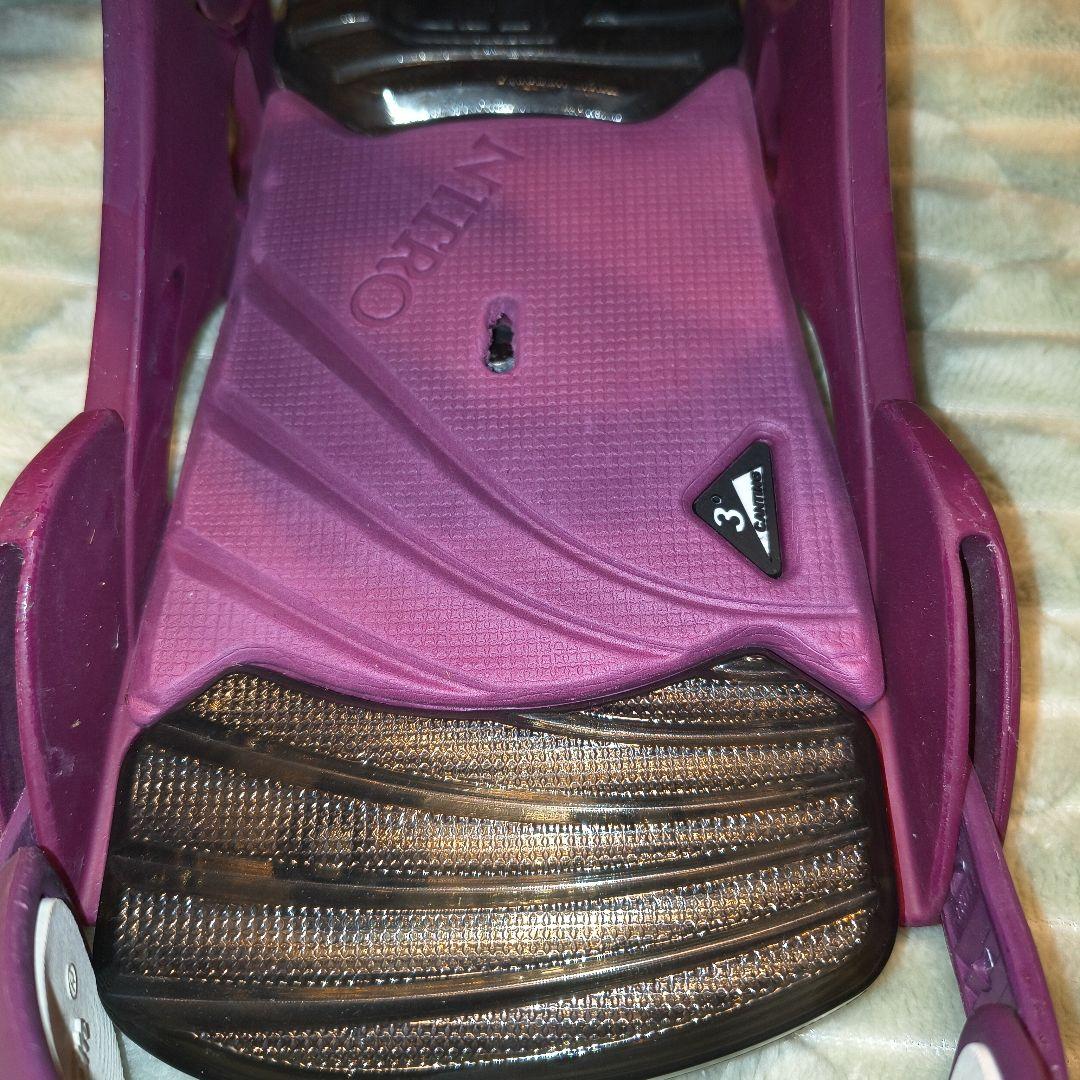 Nitro レディース ビンディング Poison 19-20 パープル