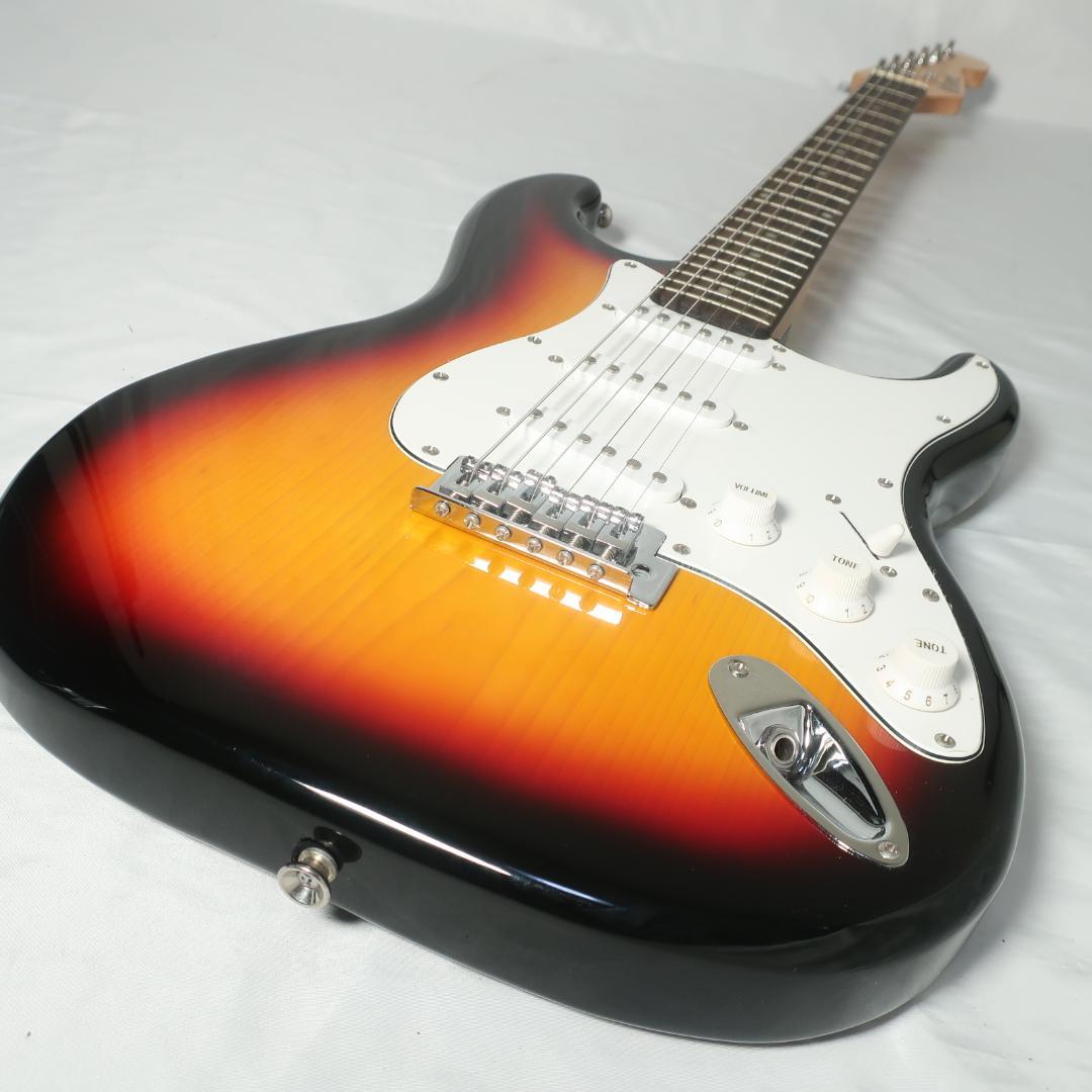 美品 VISION エレキギター ストラトキャスタータイプ ブラウン 軽量モデル