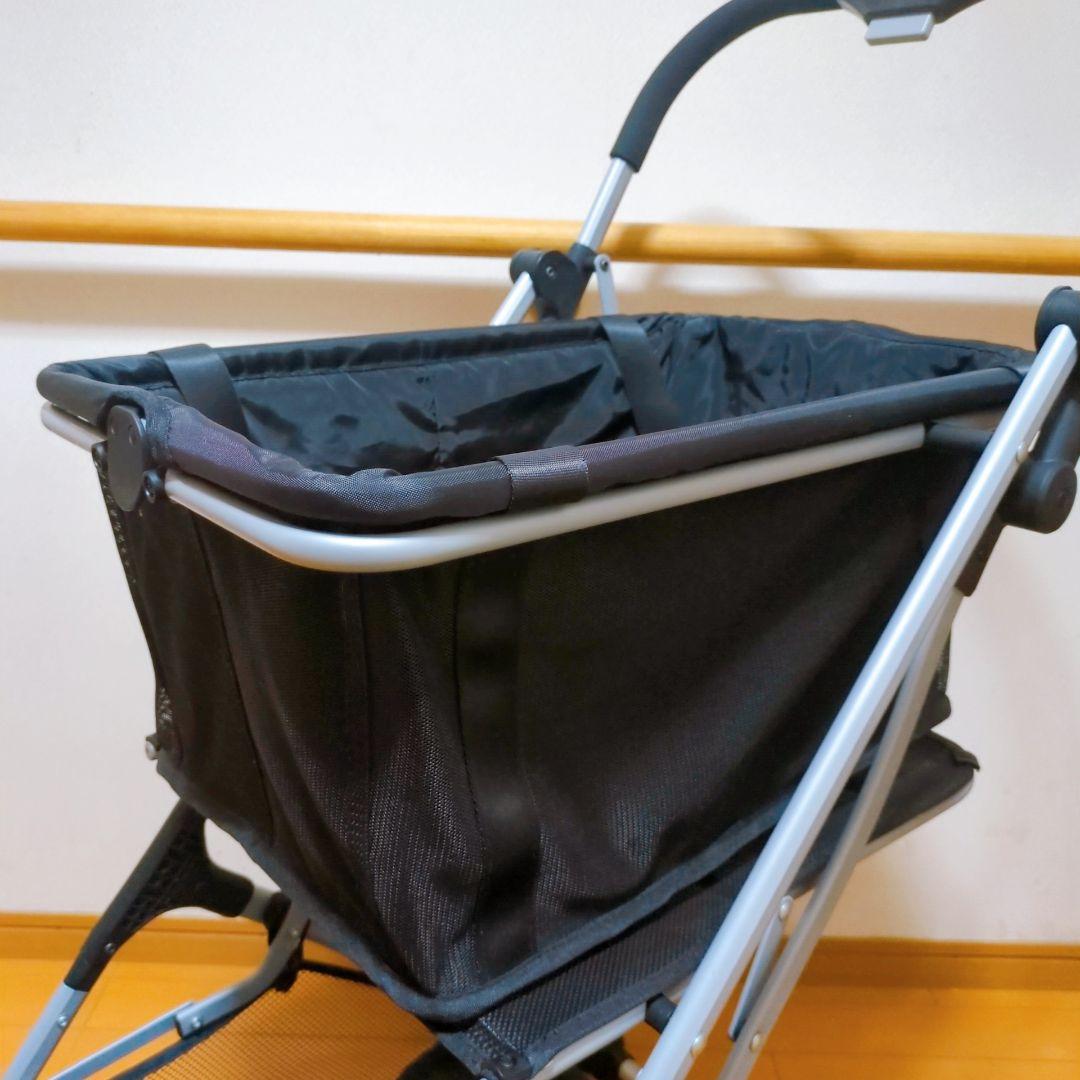 ✨美品✨EcoCa マイバッグセットブラック 折りたたみ式 ショッピングカート
