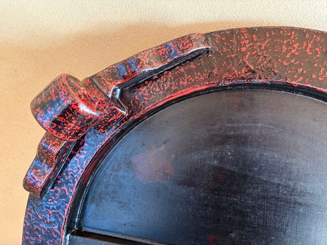 早い者勝ち 昭和レトロ 津軽塗り 螺鈿 円卓 座卓 ちゃぶ台 ローテーブル