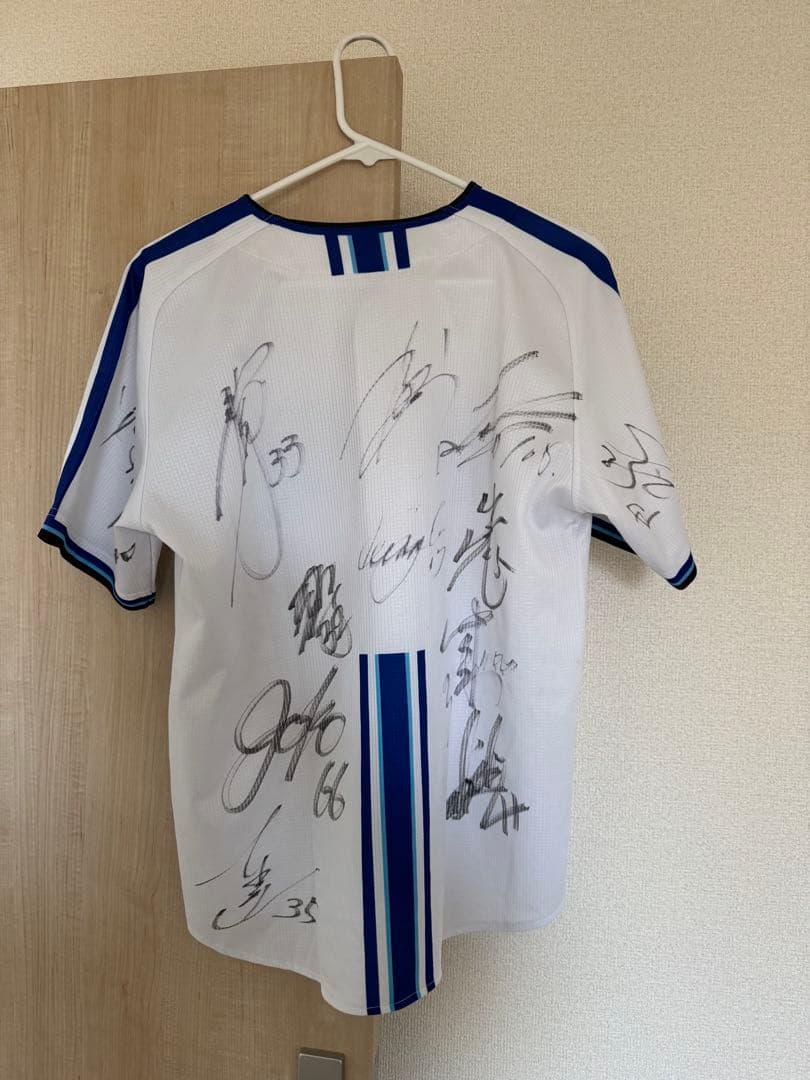 横浜DeNAベイスターズ サイン入りユニフォーム　Mサイズ