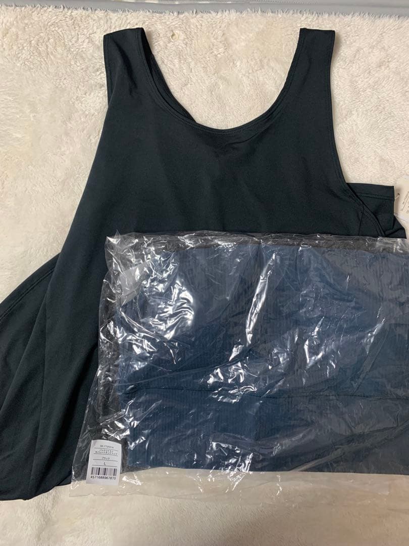 【SUKALA】バックツイストセパレートタンクトップ　Lサイズ