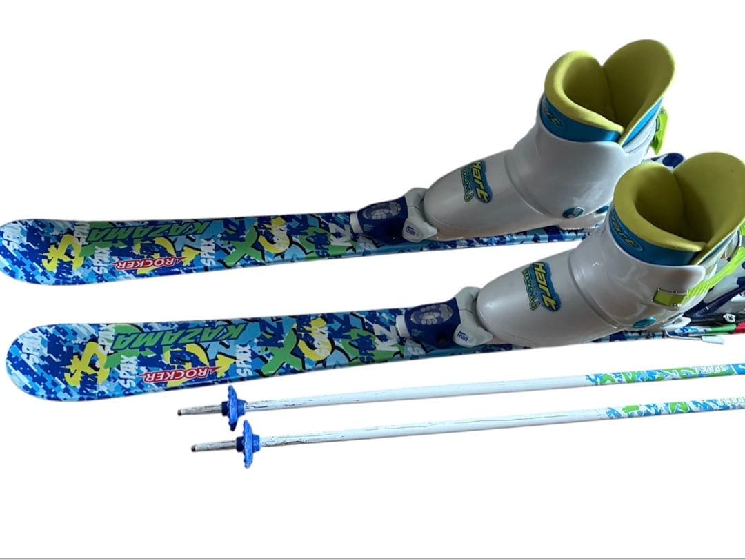 【男の子】スキー板　ストック　スキー靴 ４点セット 小学生用