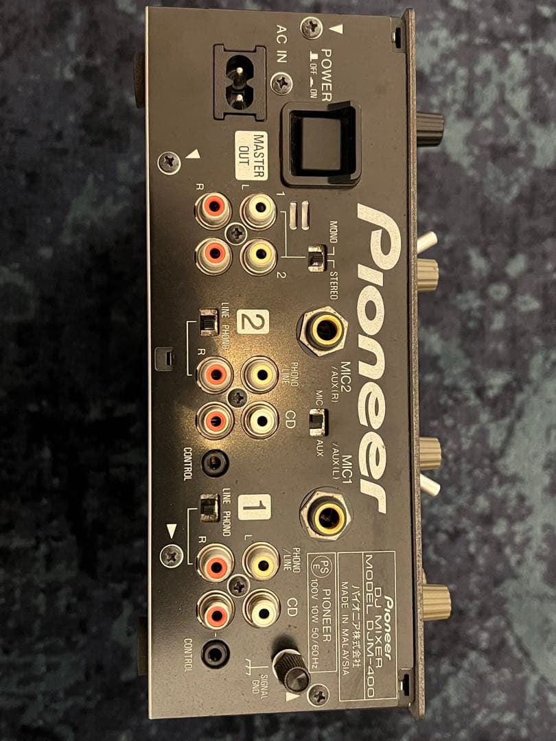 【K-K】【動作確認済】Pioneer DJM-400 DJミキサー
