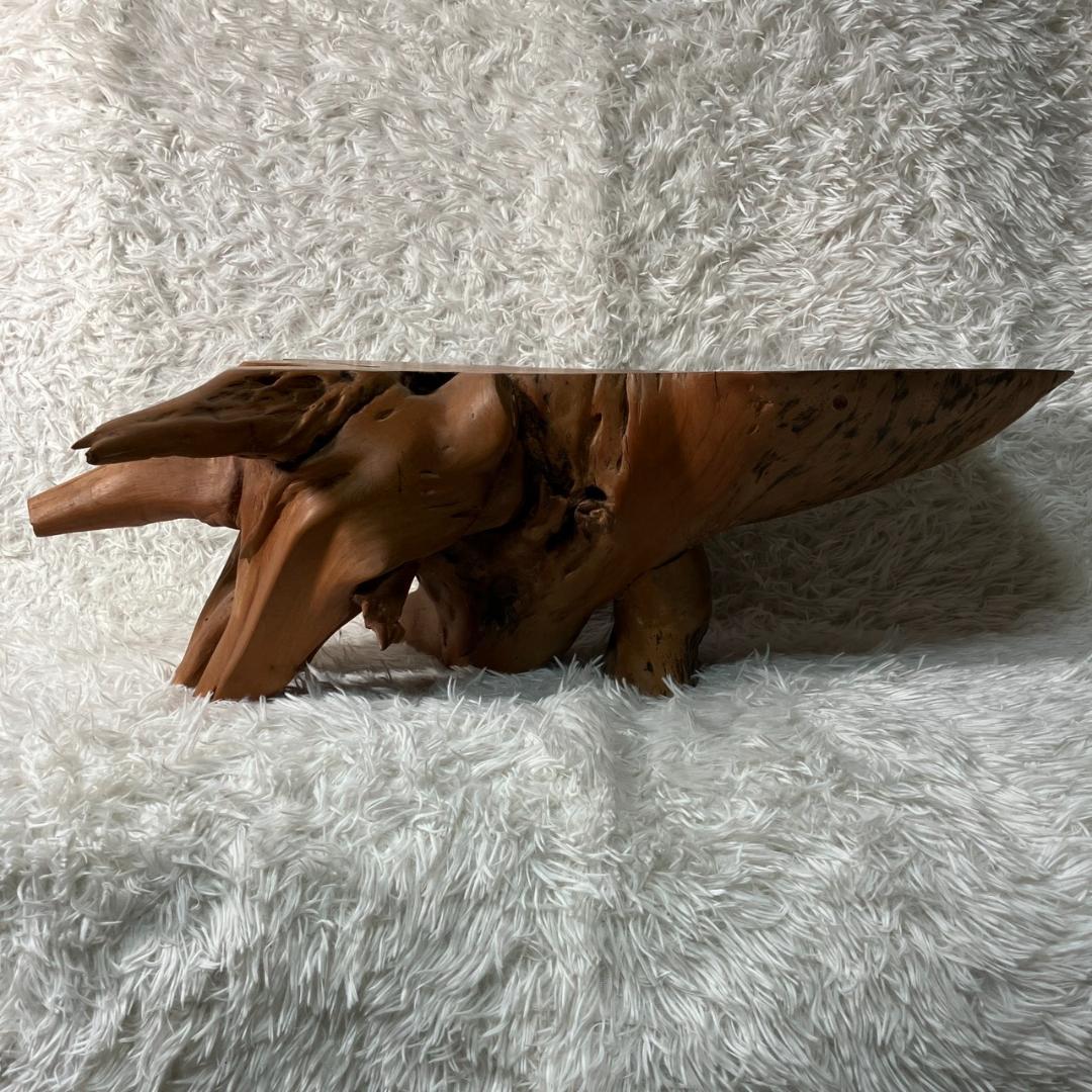 美品 天然木 一枚板 ローテーブル 流木 テーブル 無垢材 センターテーブル