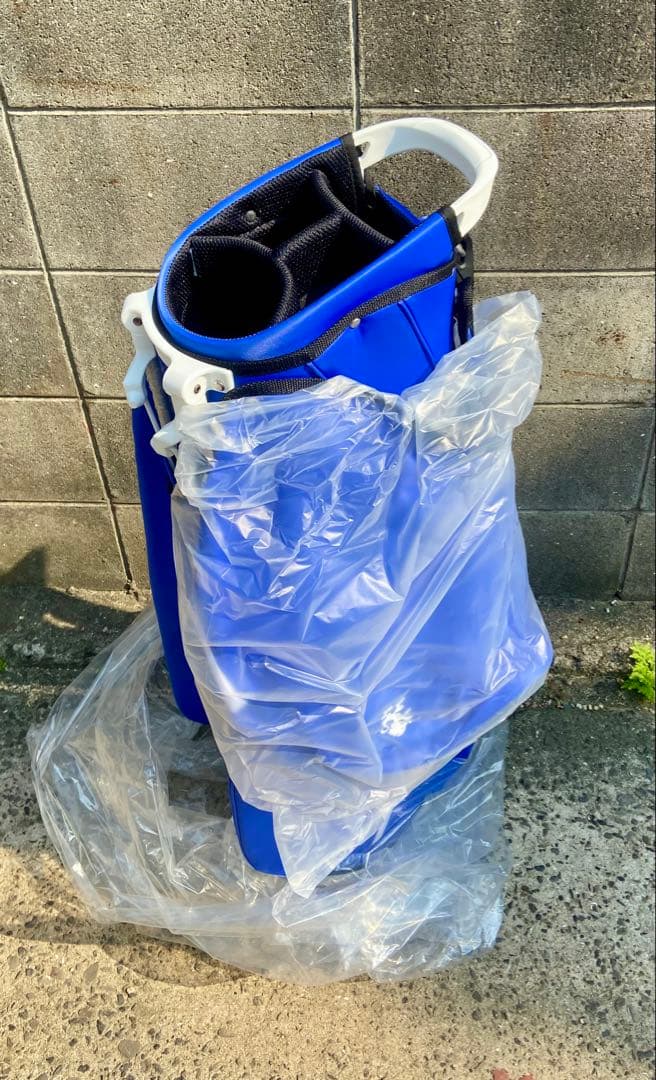 PATRICK キャディバッグ 未使用 9型 4分割 青 定価55,000円