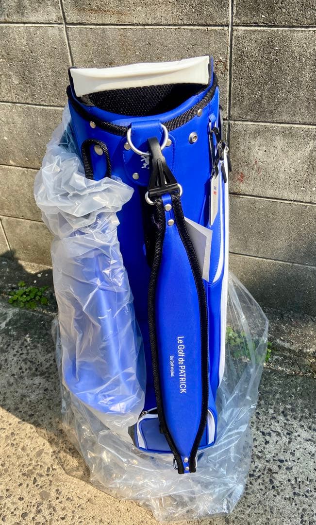 PATRICK キャディバッグ 未使用 9型 4分割 青 定価55,000円