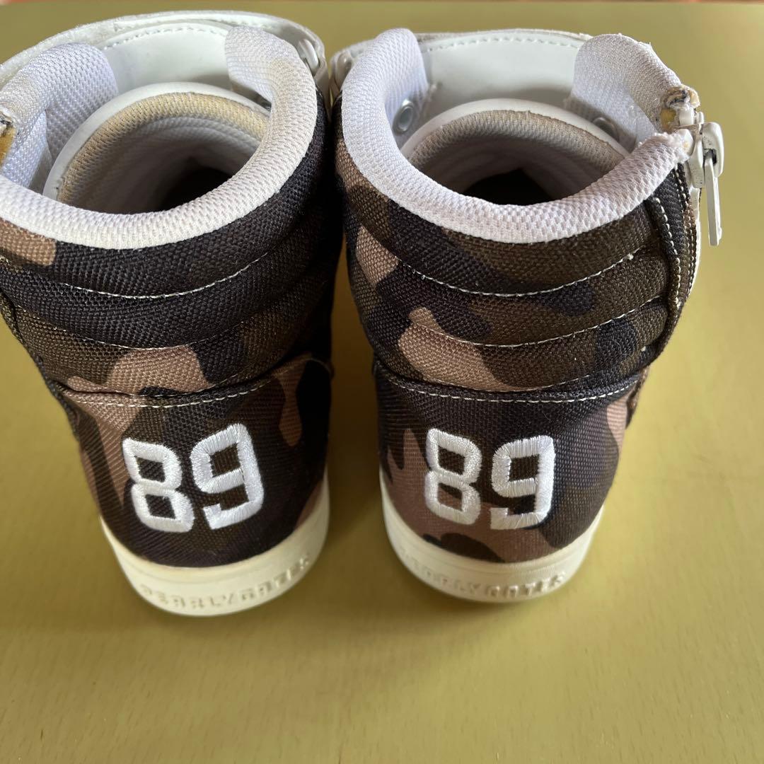 PEARLY GATES ハイカットスニーカー ホワイト/カモフラージュ