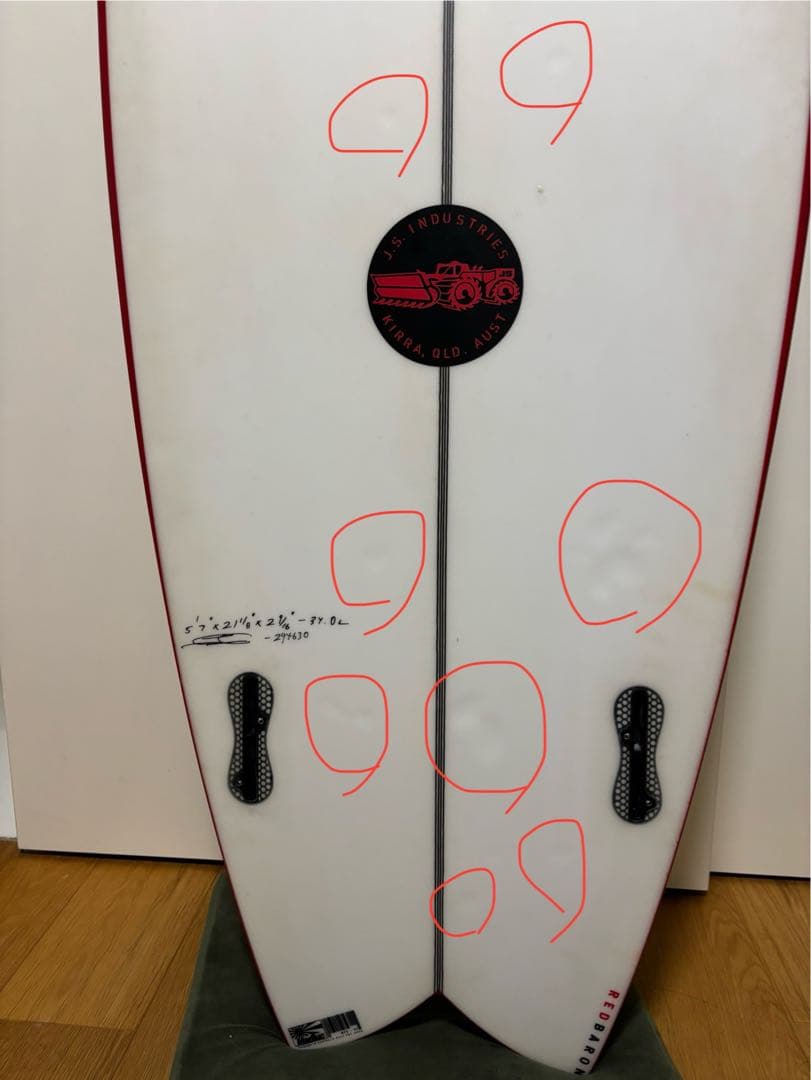 ⭐︎JS レッドバロン　5.7 34L フィンつけます⭐︎