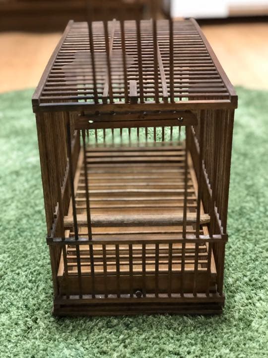 鳥籠　竹籤／木製　(大・中・小)セット