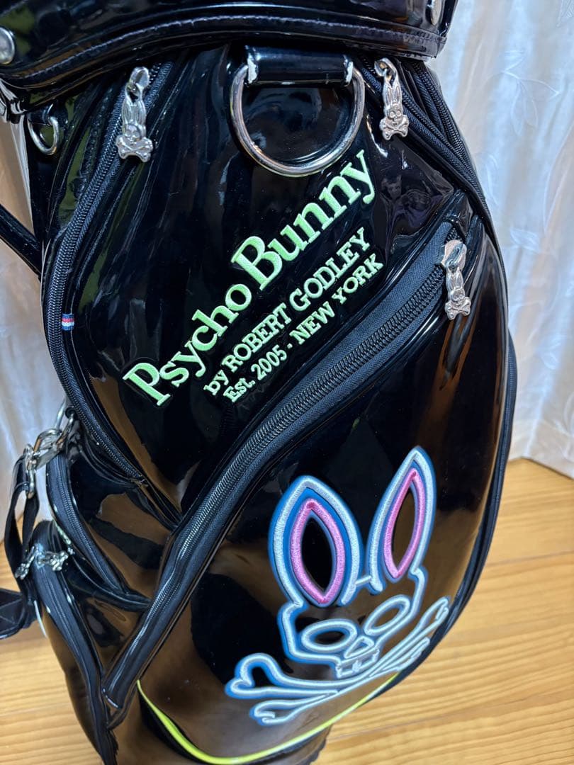 Psycho Bunny キャディバッグ ブラック