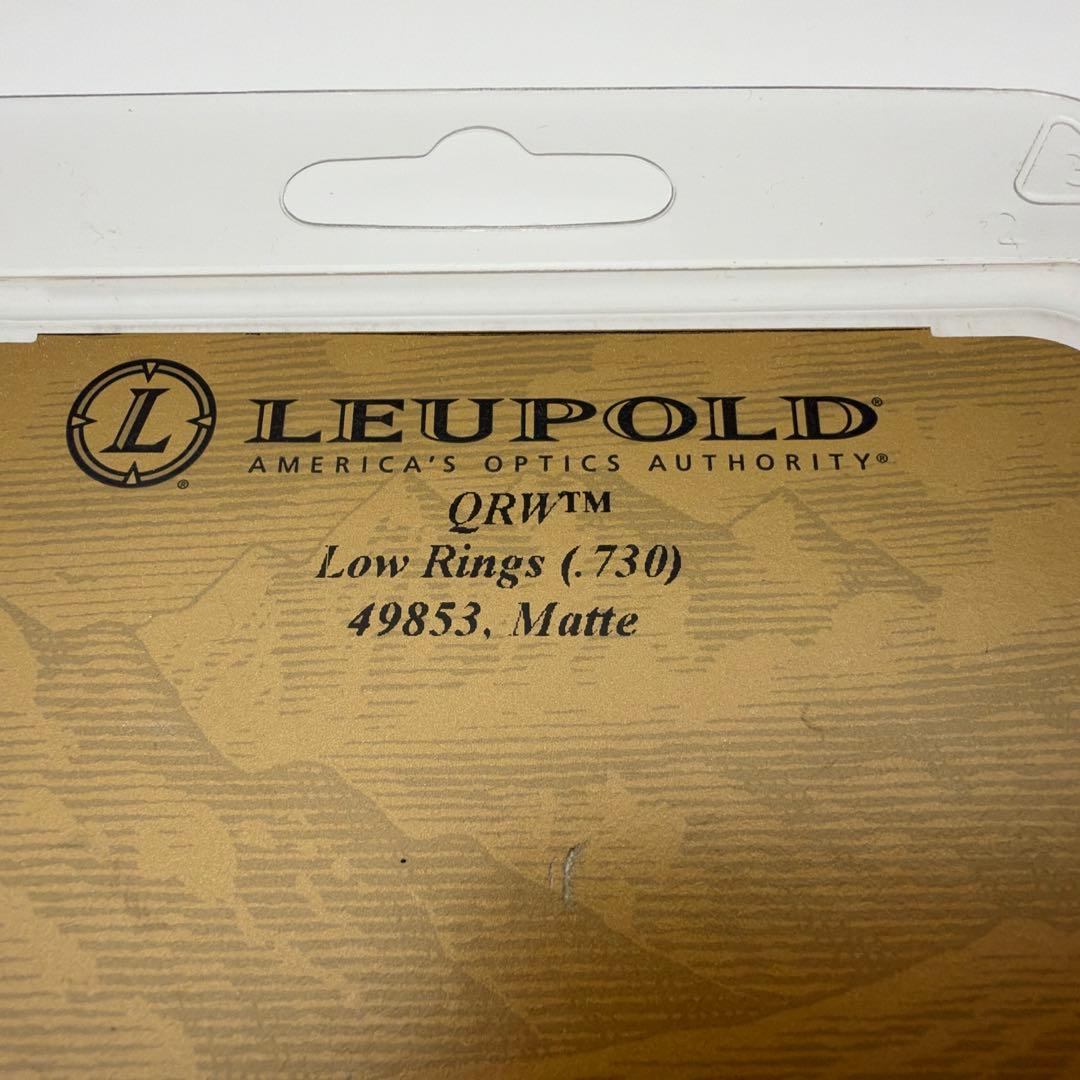 Leupold LowRings リューポルド マウントリング　1インチ