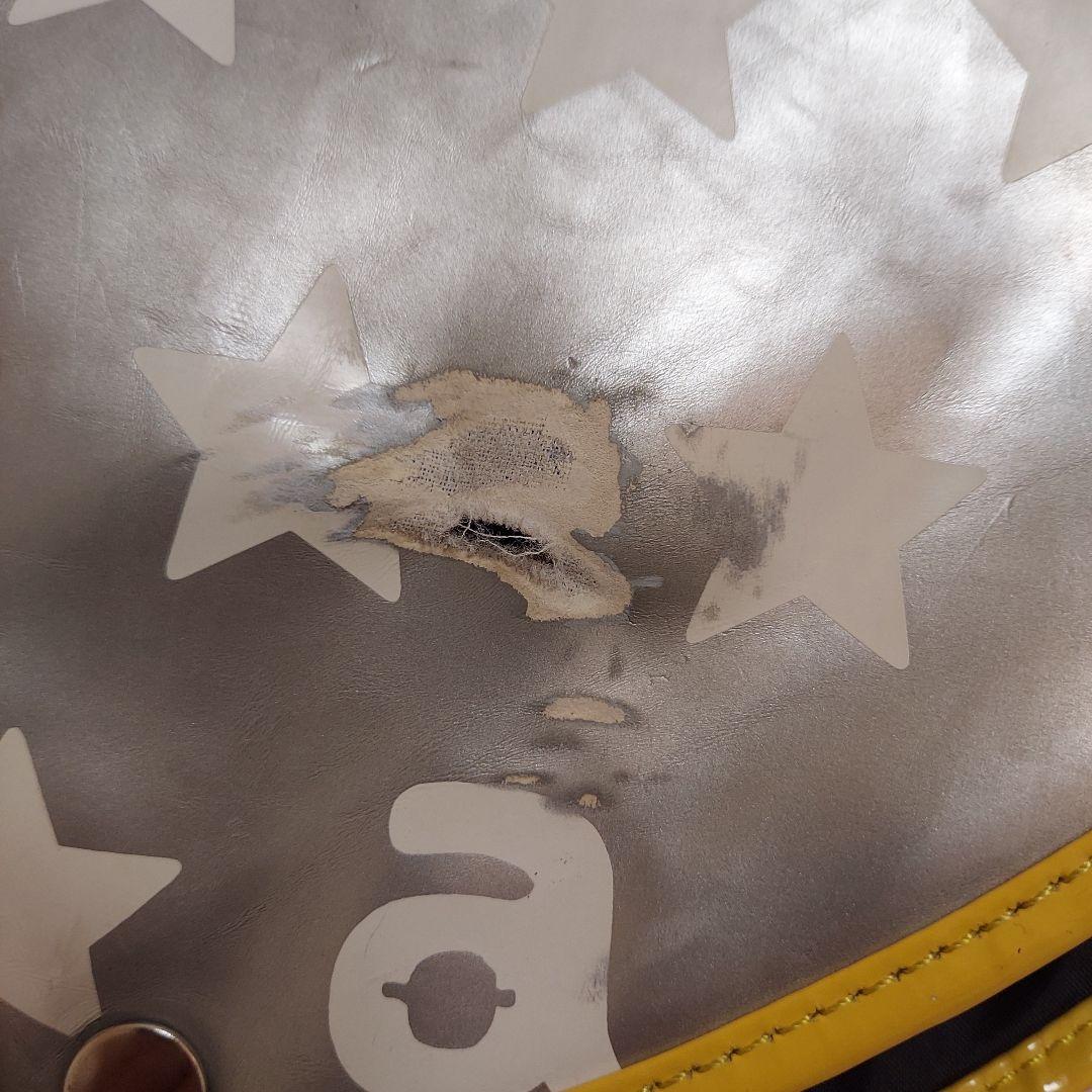 ARCHIVIO アルチビオ キャディバック シルバー/イエロー★ヘッドカバー付