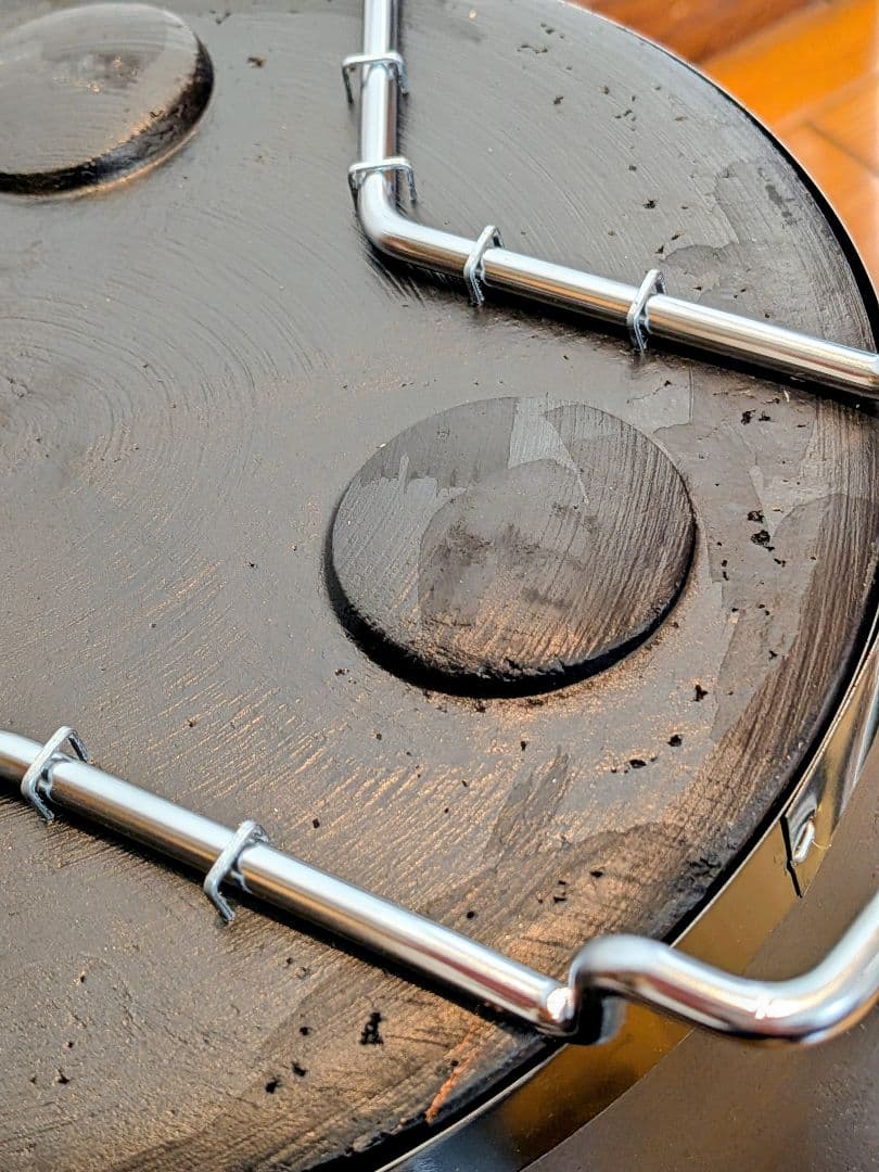 【極上品/新品】太成工業 能登 七輪 バーベキューコンロ（大）新型環付 網付