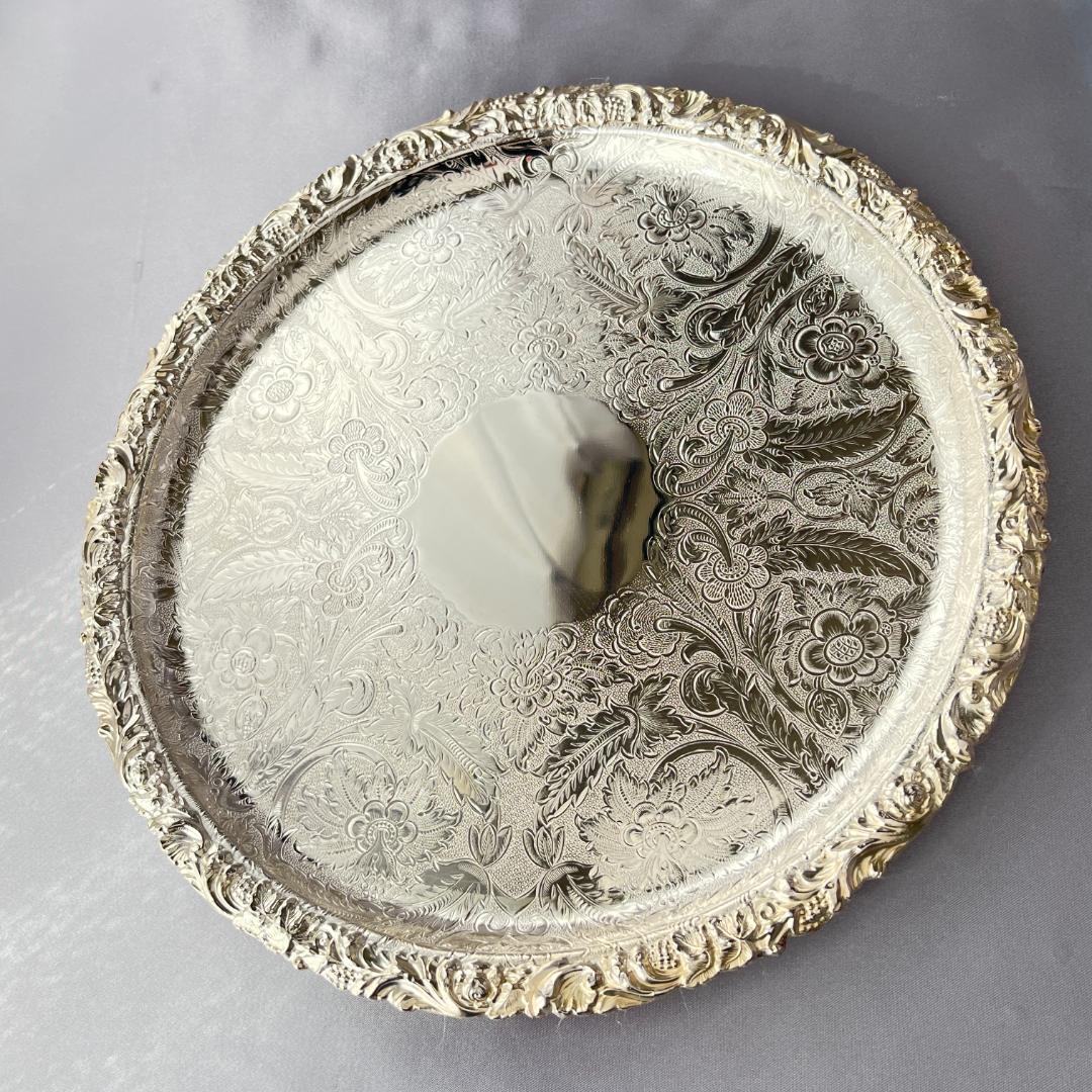 【Barker & Ellis】 ドリンクトレー / ギャラリートレー　25cm