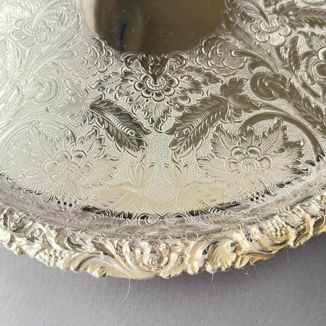 【Barker & Ellis】 ドリンクトレー / ギャラリートレー　25cm