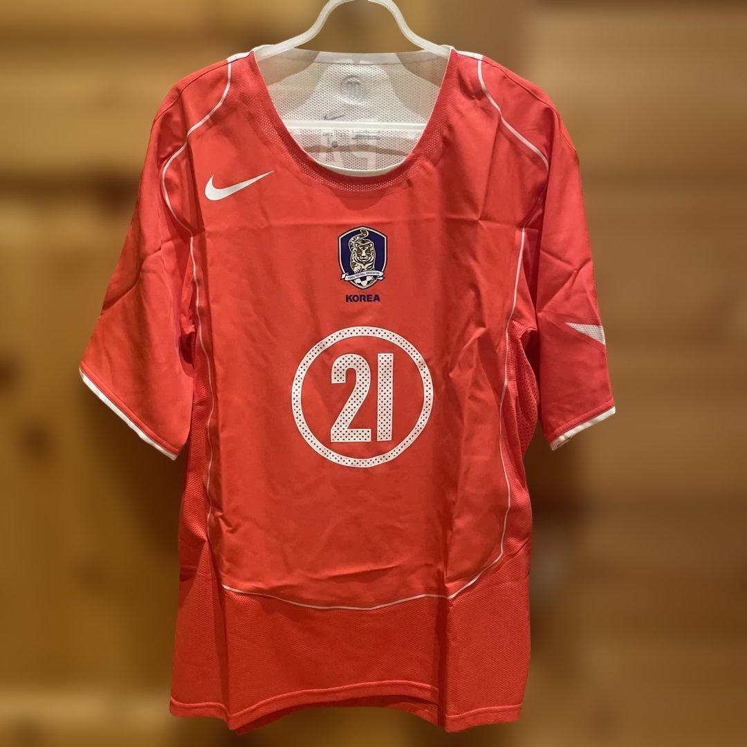 ナイキ　韓国チーム　ユニフォーム　パクチソン　L 2004