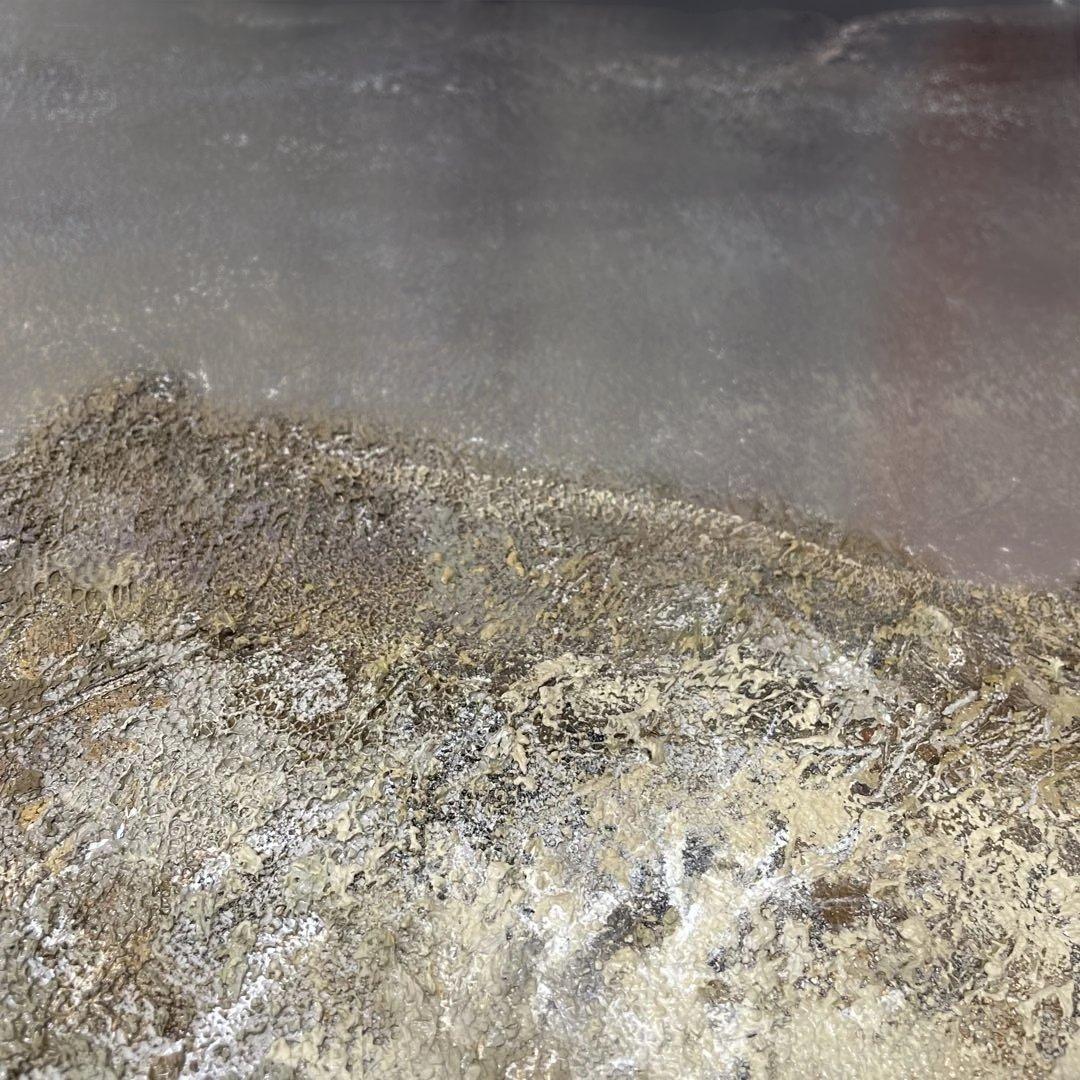 画家　杉山吉伸　「待春茶臼(岳)」油絵