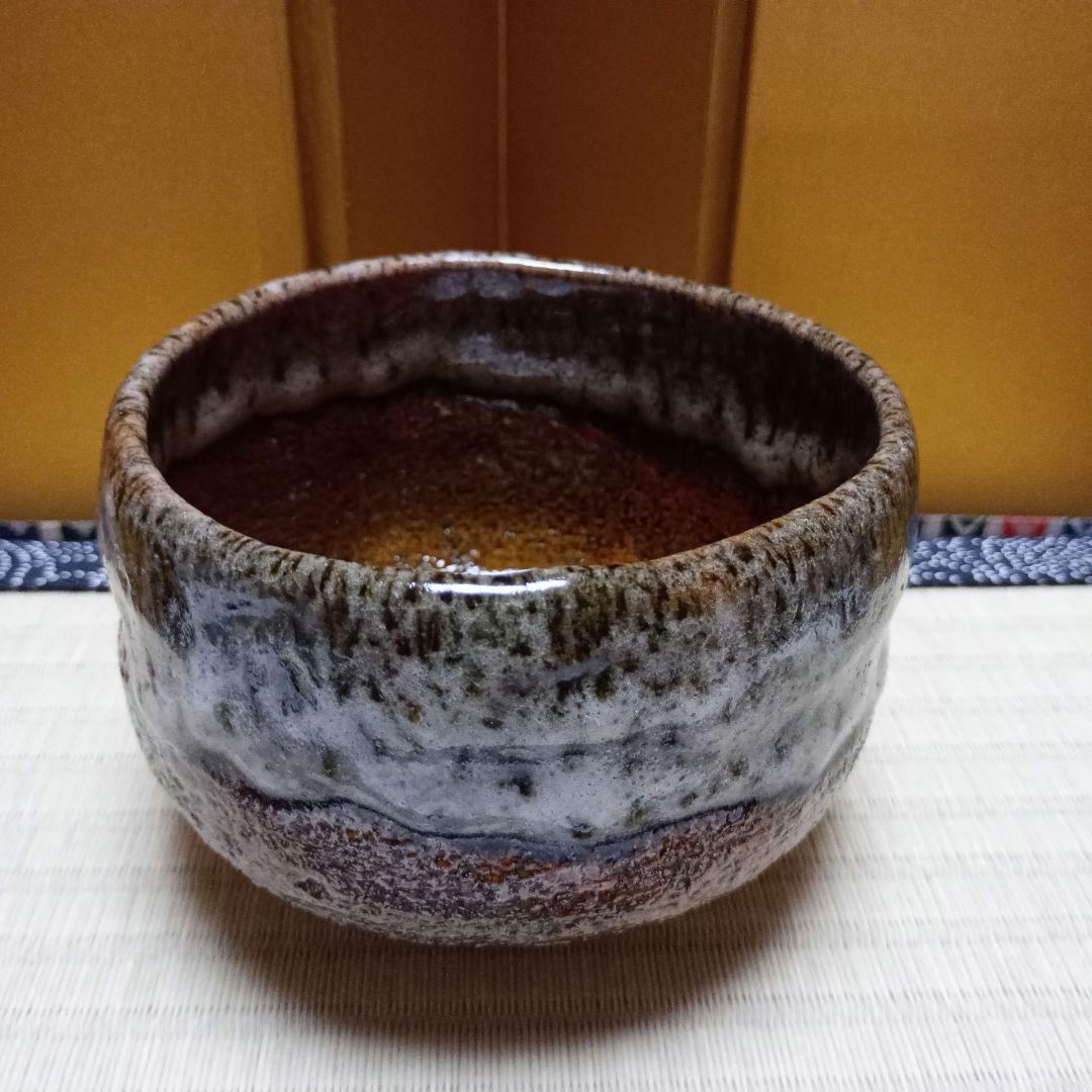 茶道具　大樋長楽造　大樋焼　飴釉逸品　共箱