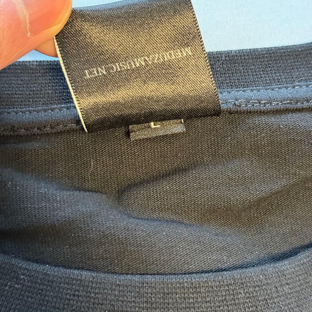 MEDUZA Tシャツ ブラック バックプリント Lサイズ