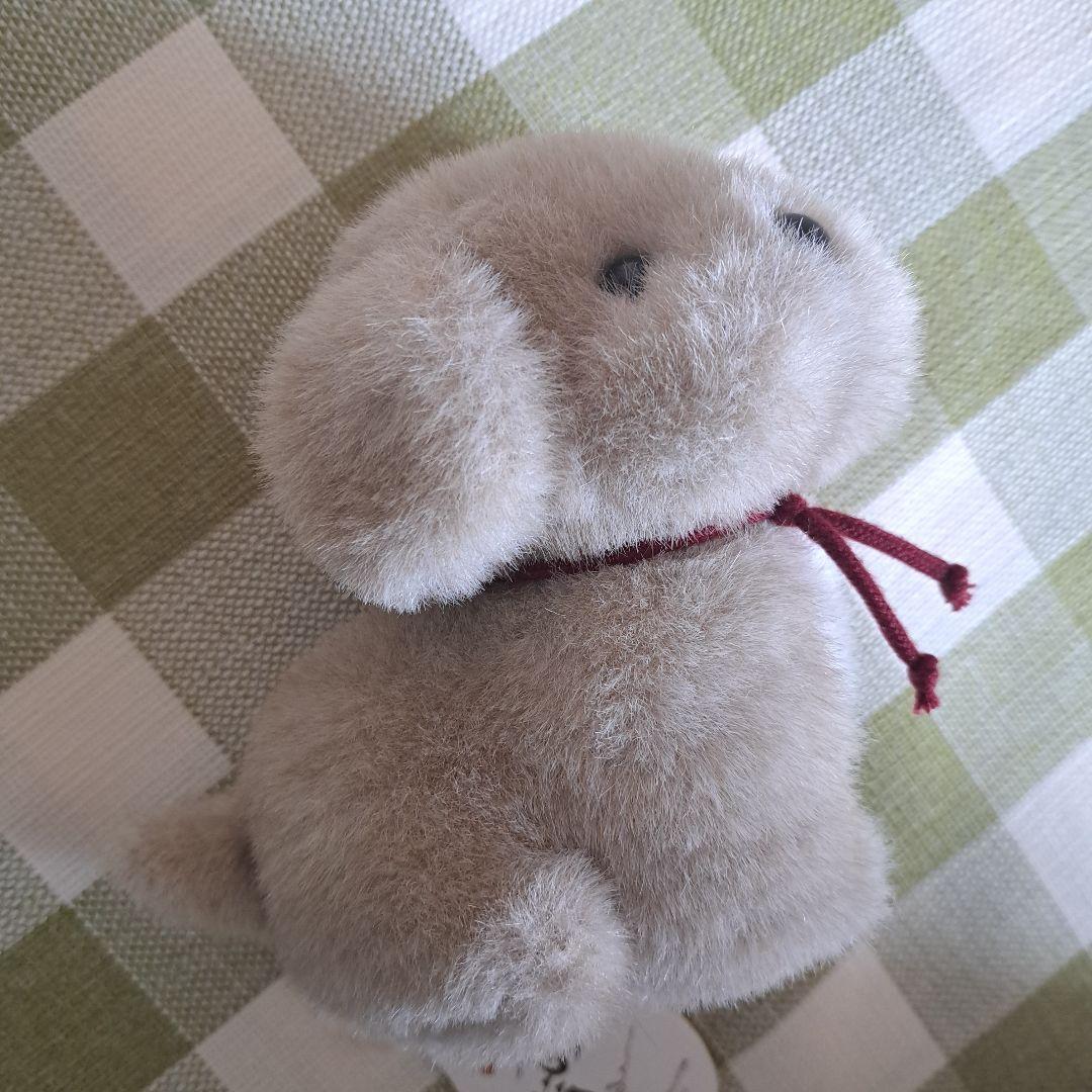 美品　うめきち　うめ吉　日本製　梅吉　犬　　ぬいぐるみ　レトロ　ベージュ