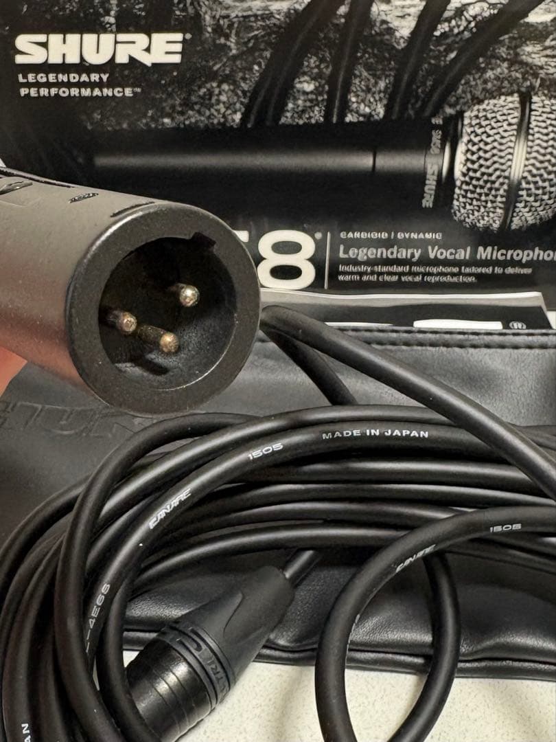 【美品】SHURE SM58 ダイナミックマイク 本体