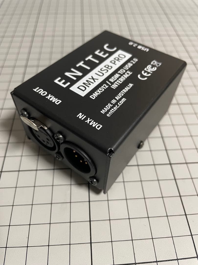 ENTTEC DMX USB PRO (変換ケーブル&ケース付き)