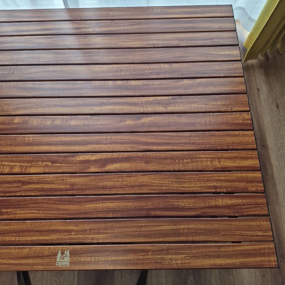 オガワ　3High&Low Table Long II 木目調　テーブル