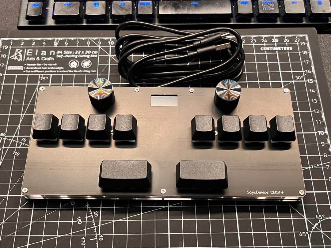 【動作確認済】DJMAXコントローラー　音ゲーコントローラーブラックA