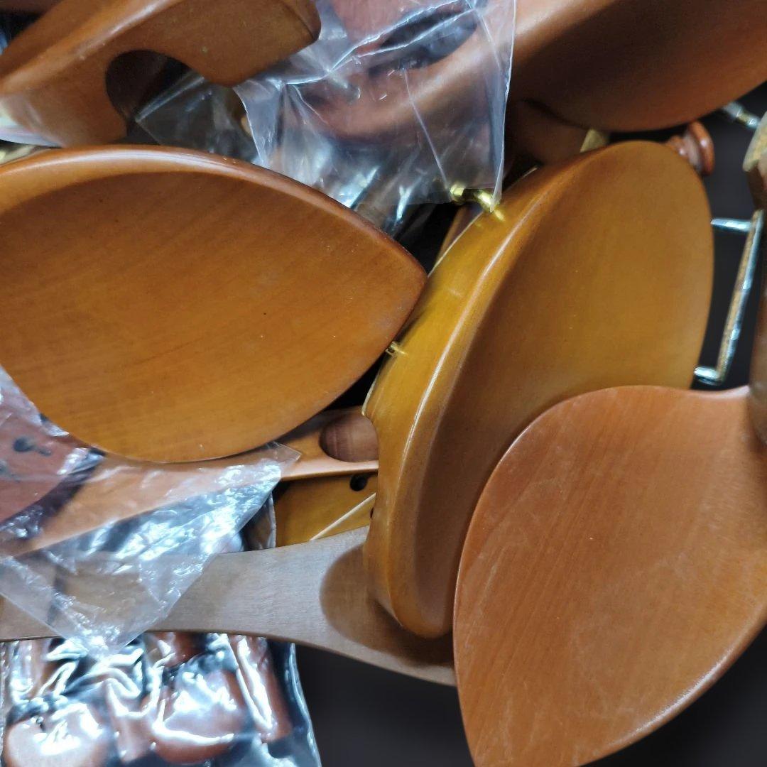 r*o様 大量バイオリン用 フィッティングパーツボックスウッド修理 交換 メンテ