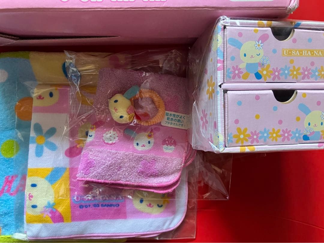 未使用サンリオ　ウサハナちゃん6点セットとおまけのヘアゴム
