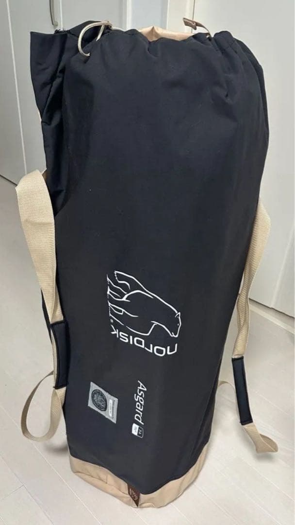 ノルディスク　アスガルド7.1 ファントムブラック グランドシート付き