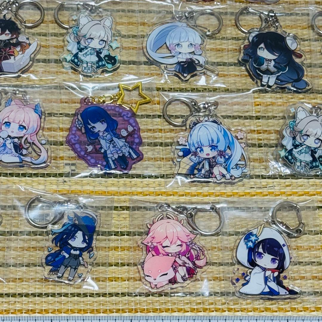 まとめ 原神 アクリルキーホルダー セット c